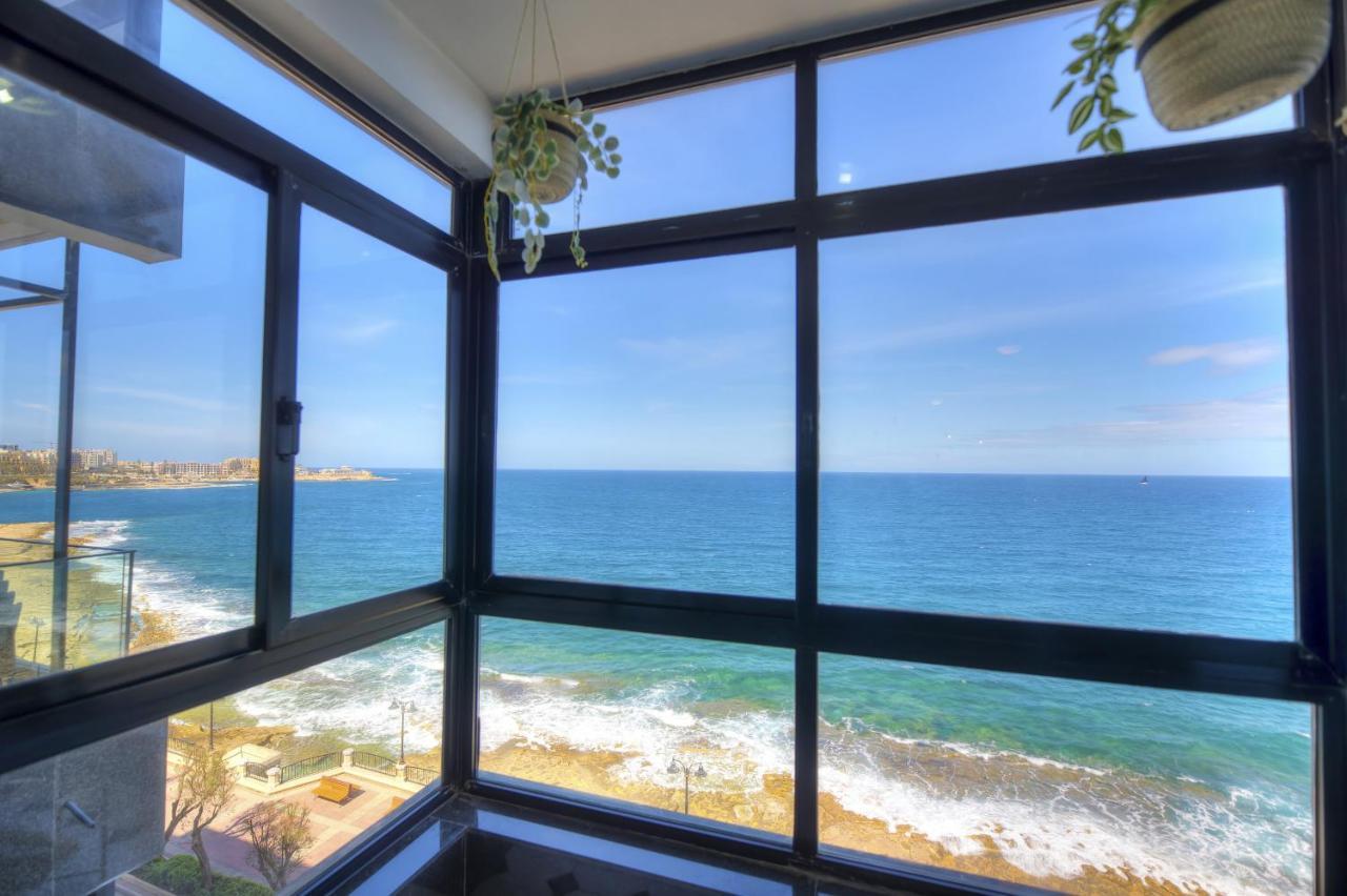 Beautifully Furnished Seafront 4 Bedrooms Goslm-4 Sliema Exterior photo